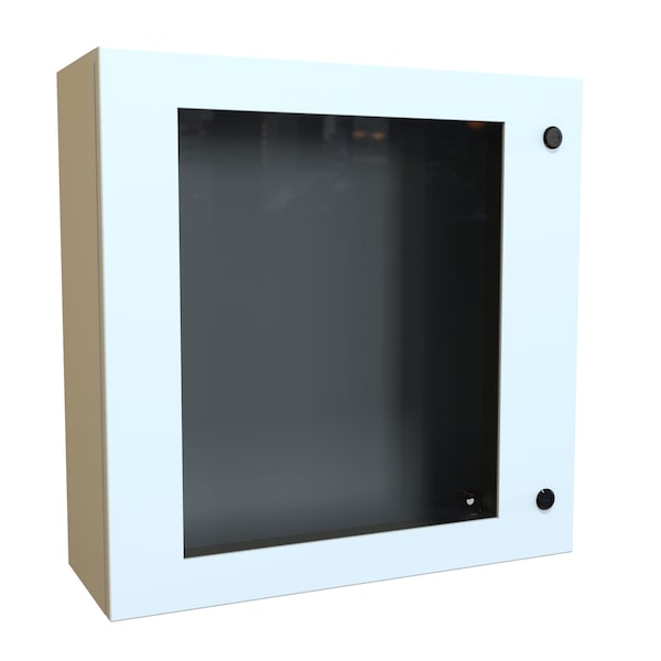 Hammond 1/4 Turn Latch Electrical Enclosures, 24 in H, 8 in D, 24 in W, NEMA 4, Steel EN4SD24248WLG - main